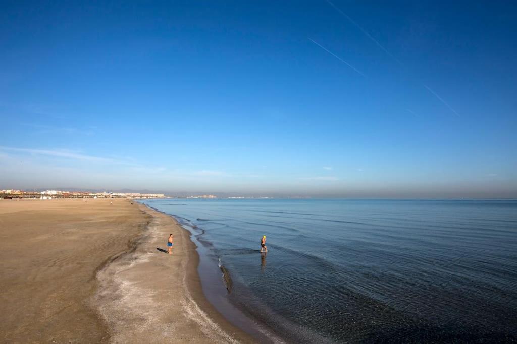 Апартаменти Elegante Apartamento Cerca De La Playa Валенсія Екстер'єр фото
